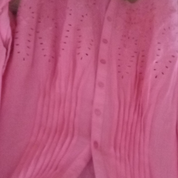 Soft Surroundings coral colored top - Picture 4 of 6